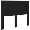 Image de vidaXL Tête de lit Chêne Noir 135 cm Bois d'ingénierie, Headboard rectangulaire Tendance, Bois Composite Robuste, Lignes épurées, décor Fonctionnel pour Chambres