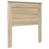 Image de vidaXL Tête de lit Chêne Sonoma 75 cm Bois d'ingénierie, Headboard rectangulaire Tendance, Bois Composite Robuste, Lignes épurées, décor Fonctionnel pour Chambres