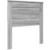Image de vidaXL Tête de lit Gris Sonoma 75 cm Bois d'ingénierie, Tête de lit Moderne, Meuble Robuste, Design rectangulaire, Lignes épurées, déco Fonctionnelle, idées pour Votre pièce