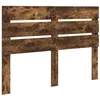 Image de vidaXL Tête de lit Chêne fumé 150 cm Bois d'ingénierie, Style de chambre moderne, design de tête de lit rectangulaire, accessoires de lit durables, linge de lit contemporain pour votre espace de somme
