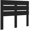 Image de vidaXL Tête de lit Chêne noir 135 cm Bois d'ingénierie, Style de chambre moderne, design de tête de lit rectangulaire, accessoires de lit durables, linge de lit contemporain pour votre espace de somme