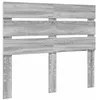 Image de vidaXL Tête de lit Gris Sonoma 135 cm Bois d'ingénierie, Style de chambre moderne, design de tête de lit rectangulaire, accessoires de lit durables, linge de lit contemporain pour votre espace de somm
