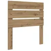 Image de vidaXL Tête de lit Chêne artisanal 80 cm Bois d'ingénierie, Style de chambre moderne, design de tête de lit rectangulaire, accessoires de lit durables, linge de lit contemporain pour votre espace de s