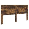 Image de vidaXL Tête de lit Chêne fumé 200 cm Bois d'ingénierie, Tête de lit Moderne, rectangulaire, Bois Solide, Design Simple, Pratique, Facile à Nettoyer, Usage intérieur