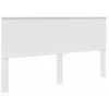 Image de vidaXL Tête de lit avec tête de lit Blanc 180 cm Bois d'ingénierie, Tête de lit Moderne, rectangulaire, Bois Solide, Design Simple, Pratique, Facile à Nettoyer, Usage intérieur