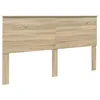 Image de vidaXL Tête de lit Chêne Sonoma 180 cm Bois d'ingénierie, Tête de lit Moderne, rectangulaire, Bois Solide, Design Simple, Pratique, Facile à Nettoyer, Usage intérieur