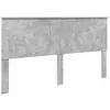Image de vidaXL Tête de lit Gris béton 180 cm Bois d'ingénierie, Tête de lit Moderne, rectangulaire, Bois Solide, Design Simple, Pratique, Facile à Nettoyer, Usage intérieur