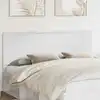 Image de vidaXL Tête de lit Blanc brillant 180 cm Bois d'ingénierie