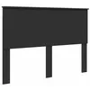 Image de vidaXL Tête de lit Chêne Noir 150 cm Bois d'ingénierie, Tête de lit Moderne, rectangulaire, Bois Solide, Design Simple, Pratique, Facile à Nettoyer, Usage intérieur