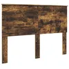Image de vidaXL Tête de lit Chêne fumé 150 cm Bois d'ingénierie, Tête de lit Moderne, rectangulaire, Bois Solide, Design Simple, Pratique, Facile à Nettoyer, Usage intérieur