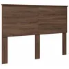Image de vidaXL Tête de lit Chêne Brun 150 cm Bois d'ingénierie, Tête de lit Moderne, rectangulaire, Bois Solide, Design Simple, Pratique, Facile à Nettoyer, Usage intérieur