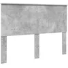 Image de vidaXL Tête de lit Gris béton 140 cm Bois d'ingénierie, Tête de lit Moderne, rectangulaire, Bois Solide, Design Simple, Pratique, Facile à Nettoyer, Usage intérieur