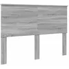 Image de vidaXL Tête de lit Gris Sonoma 140 cm Bois d'ingénierie, Tête de lit Moderne, rectangulaire, Bois Solide, Design Simple, Pratique, Facile à Nettoyer, Usage intérieur
