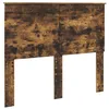 Image de vidaXL Tête de lit Chêne fumé 135 cm Bois d'ingénierie, Tête de lit Moderne, rectangulaire, Bois Solide, Design Simple, Pratique, Facile à Nettoyer, Usage intérieur