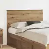 Image de vidaXL Tête de lit Chêne artisanal 120 cm Bois d'ingénierie