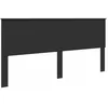 Image de vidaXL Tête de lit Chêne Noir 200 cm Bois d'ingénierie, Accents de Chambre stylés, Design Contemporain, tête de lit Ergonomique, Un Vrai sanctuaire pour Dormir