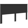 Image de vidaXL Tête de lit Chêne Noir 180 cm Bois d'ingénierie, Accents de Chambre stylés, Design Contemporain, tête de lit Ergonomique, Un Vrai sanctuaire pour Dormir