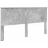 Image de vidaXL Tête de lit Gris béton 180 cm Bois d'ingénierie, Accents élégants pour Chambre, Accessoire déco Moderne, Coin Sommeil stylé, Design Contemporain