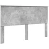 Image de vidaXL Tête de lit Gris béton 160 cm Bois d'ingénierie, Accents de Chambre stylés, Design Contemporain, tête de lit Ergonomique, Un Vrai sanctuaire pour Dormir