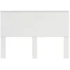 Image de vidaXL Tête de lit Blanc Brillant 140 cm Bois d'ingénierie, Accents de Chambre stylés, Design Contemporain, tête de lit Ergonomique, Un Vrai sanctuaire pour Dormir