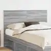 Image de vidaXL Tête de lit Gris Sonoma 140 cm Bois d'ingénierie