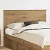 Image de vidaXL Tête de lit Chêne artisanal 140 cm Bois d'ingénierie