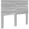 Image de vidaXL Tête de lit Gris Sonoma 135 cm Bois d'ingénierie, Accents élégants pour Chambre, Accessoire déco Moderne, Coin Sommeil stylé, Design Contemporain