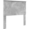 Image de vidaXL Tête de lit Gris béton 100 cm Bois d'ingénierie, Accents élégants pour Chambre, Accessoire déco Moderne, Coin Sommeil stylé, Design Contemporain