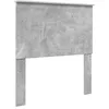 Image de vidaXL Tête de lit avec tête de lit Gris béton 90 cm Bois d'ingénierie, Accents élégants pour Chambre, Accessoire déco Moderne, Coin Sommeil stylé, Design Contemporain