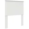 Image de vidaXL Tête de lit avec tête de lit Blanc 80 cm Bois d'ingénierie, Accents élégants pour Chambre, Accessoire déco Moderne, Coin Sommeil stylé, Design Contemporain