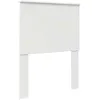 Image de vidaXL Tête de lit avec tête de lit Blanc 75 cm Bois d'ingénierie, Accents élégants pour Chambre, Accessoire déco Moderne, Coin Sommeil stylé, Design Contemporain