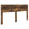 Image de vidaXL Tête de lit Chêne fumé 180 cm Bois d'ingénierie, Décor de Chambre stylé, tête de lit Moderne, Accessoires en Bois, Meubles Fonctionnels pour l'intérieur