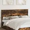 Image de vidaXL Tête de lit Chêne fumé 180 cm Bois d'ingénierie
