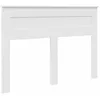 Image de vidaXL Tête de lit Blanc Bois d'ingénierie