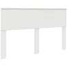 Image de vidaXL Tête de lit avec tête de lit Blanc 150 cm Bois d'ingénierie, Tête de lit Moderne, Design rectangulaire, Meuble Minimaliste, Bois résistant, Facile à Assembler