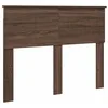 Image de vidaXL Tête de lit Chêne Brun Bois d'ingénierie, Tête de lit Moderne, déco Chic pour la Chambre, Design Robuste, Montage Facile, Forme rectangulaire, Meuble en Bois