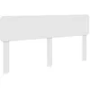 Image de vidaXL Tête de lit Blanc Brillant 180 cm Bois d'ingénierie, Têtière rectangulaire Moderne, Meuble Design Minimaliste, Support lit Durable, Touche stylée pour Votre Chambre