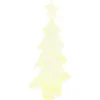 Image de vidaXL Sapin de Noël avec 160 LED Blanc Chaud 150 cm Acrylique, Salon, Décor de Noël Moderne et Durable avec lumières festives, Ornements saisonniers, Accessoires intérieurs USB