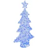 Image de vidaXL Sapin de Noël avec 160 LED Bleu 150 cm Acrylique, Salon, Décor de Noël Moderne et Durable avec lumières festives, Ornements saisonniers, Accessoires intérieurs USB