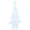 Image de vidaXL Sapin de Noël avec 240 LED Blanc Froid 180 cm Acrylique, Salon, Décor de Noël Moderne et Durable avec lumières festives, Ornements saisonniers, Accessoires intérieurs USB