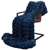 Image de vidaXL Couverture antidérapante en Fausse de Lapin Olite 4 pcs, Couverture Chaude, Fausse Fourrure de Lapin, déco Moderne, Douce, Anti-dérapante, élégante et Confortable à la Maison