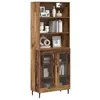 Image de vidaXL Haut Armoire Bois Ancien 69,5 x 34 x 180 cm, Meuble de Rangement rectangulaire Moderne, en Bois, Chic pour Le Salon, Armoire Minimaliste pour la Maison