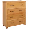 Image de vidaXL Armoire avec tiroir avec Stockage Marron Bois d'ingénierie, Rangement Salon, Armoire Moderne, Design rectangulaire, Meubles en pin durables, étagères minimalistes