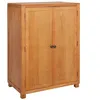 Image de vidaXL Armoire avec Stockage avec Porte Marron Bois d'ingénierie, Rangement Salon, Armoire Moderne, Design rectangulaire, Meubles en pin durables, étagères minimalistes