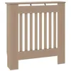 Image de vidaXL Cache-Radiateur Marron 78 x 19 x 81,5 cm Bois d'ingénierie, Cache-radiateur rectangulaire Moderne, Bois Technique, Protection pour Enfants, déco chauffante pour Salon
