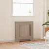 Image de vidaXL Cache-Radiateur Marron 78 x 19 x 81,5 cm Bois d'ingénierie