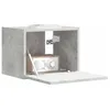 Image de vidaXL Meuble TV Mural Béton 39 x 31 x 29,5 cm Bois d'ingénierie, Salon, Meubles Cubiques Modernes, Meuble TV, Étagères Murales, Solutions de Rangement, Design Élégant