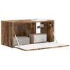 Image de vidaXL Meuble TV Mural Chêne fumé 60 x 31 x 29,5 cm Bois d'ingénierie, Salon, Meuble TV Moderne, Solution de Rangement Fonctionnelle, étagère Murale, Design Chic