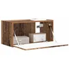 Image de vidaXL Meuble TV Mural Bois Ancien 60 x 31 x 29,5 cm Bois d'ingénierie, Salon, Meubles Cubiques Modernes, Meuble TV, Étagères Murales, Solutions de Rangement, Design Élégant
