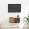 Image de vidaXL Meuble TV mural Bois Ancien 60 x 31 x 29.5 cm Bois d'ingénierie